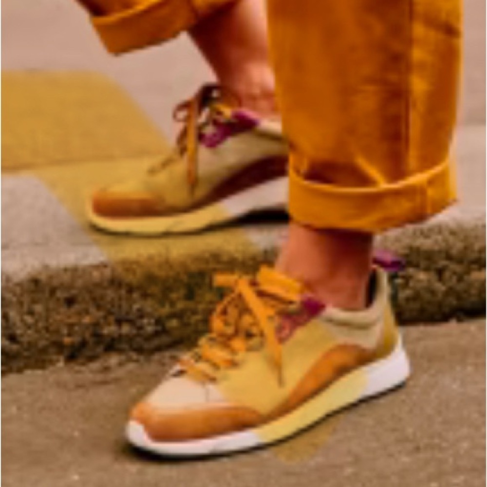 Sezane Sama Sneakers Miel Multi - Size 37